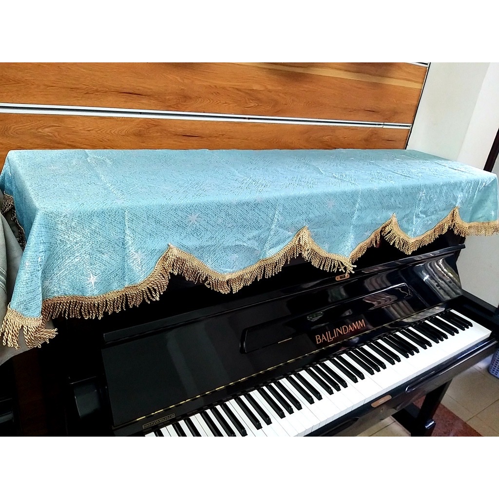 Khăn phủ đàn piano cao cấp chống bụi chống xước sang trọng cho đàn piano cơ và đàn piano điện