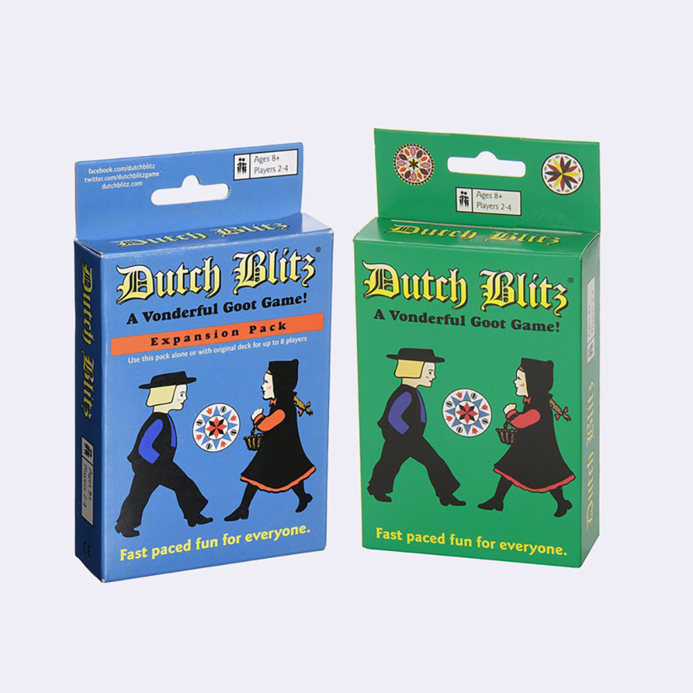 Dutch Blitz Original and Blue Expansion Pack Combo Card Game Set Bộ Thẻ Trò Chơi Board Game Độc Đáo