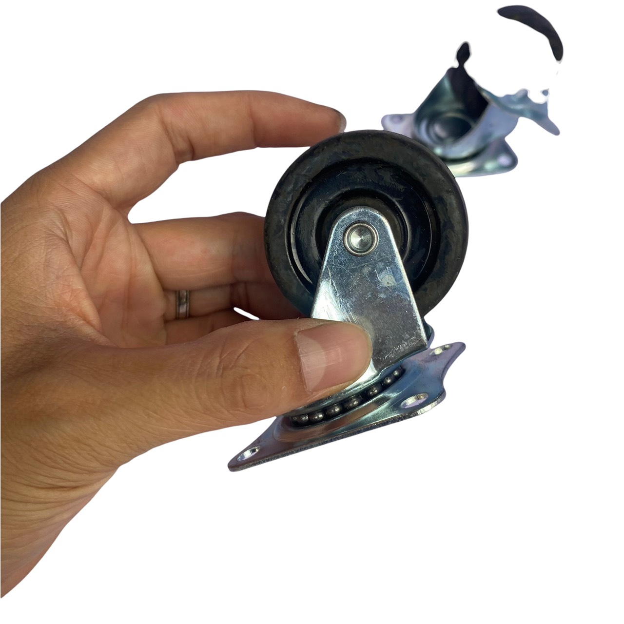 Bánh xe, bánh xe cao su loại dày