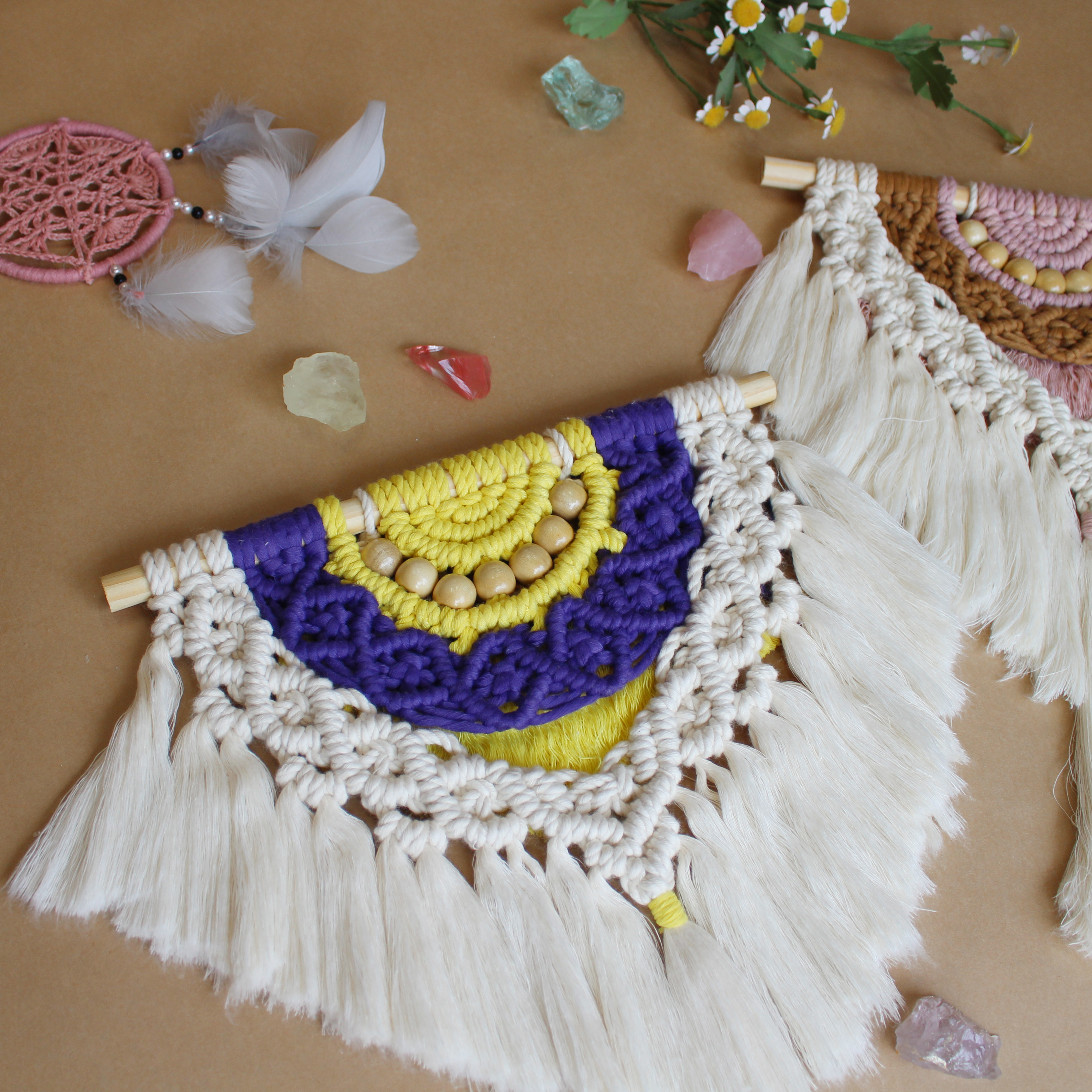 Mành Treo Tường Trang Trí – Sợi cotton
