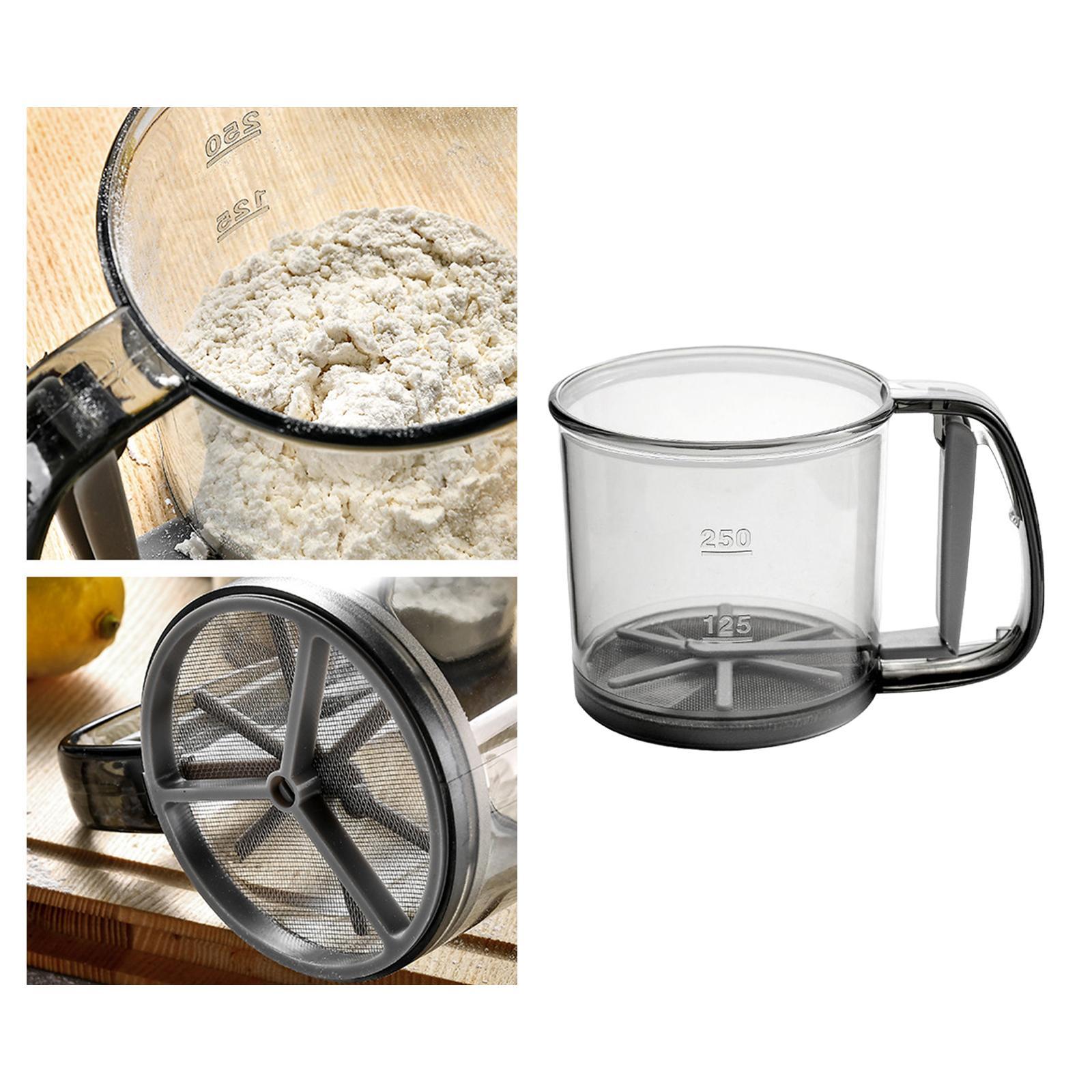 Flour Sieve Baking Utensils Sieve Cup Washable Multifunctional for Pastries Flour Cakes Pies