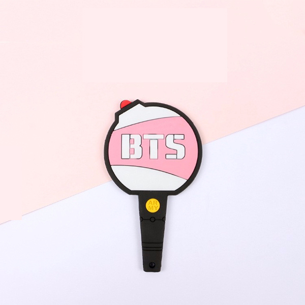 Gương Bts bomb lightstick cao su hồng