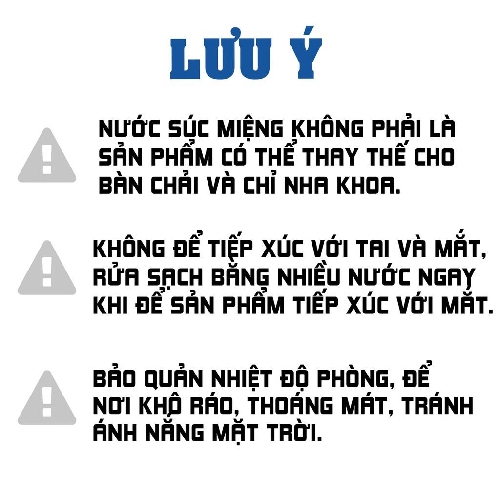 Nước súc miệng giảm nhanh đau nhức răng Nha Diệu Ngọc ️️ An toàn từ thảo dược thiên nhiên