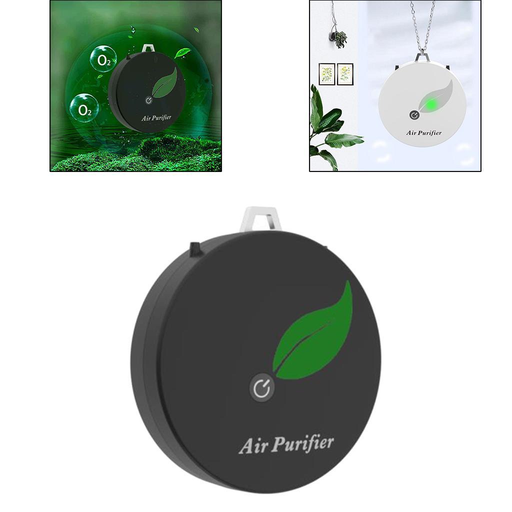 Portable Wearable Necklace Air Purifier Negative Ion Generator