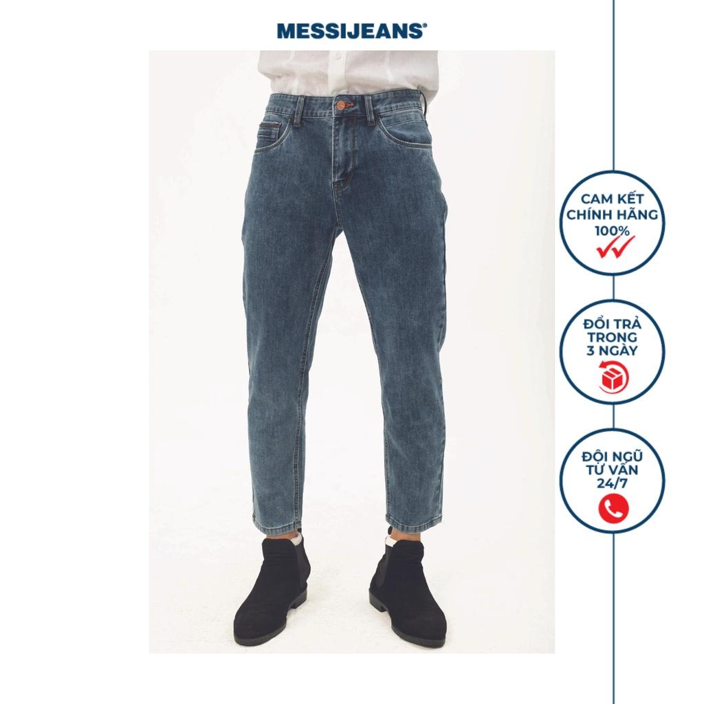 Quần jeans nam lửng thời trang ống đứng MESSI MJB0108-21