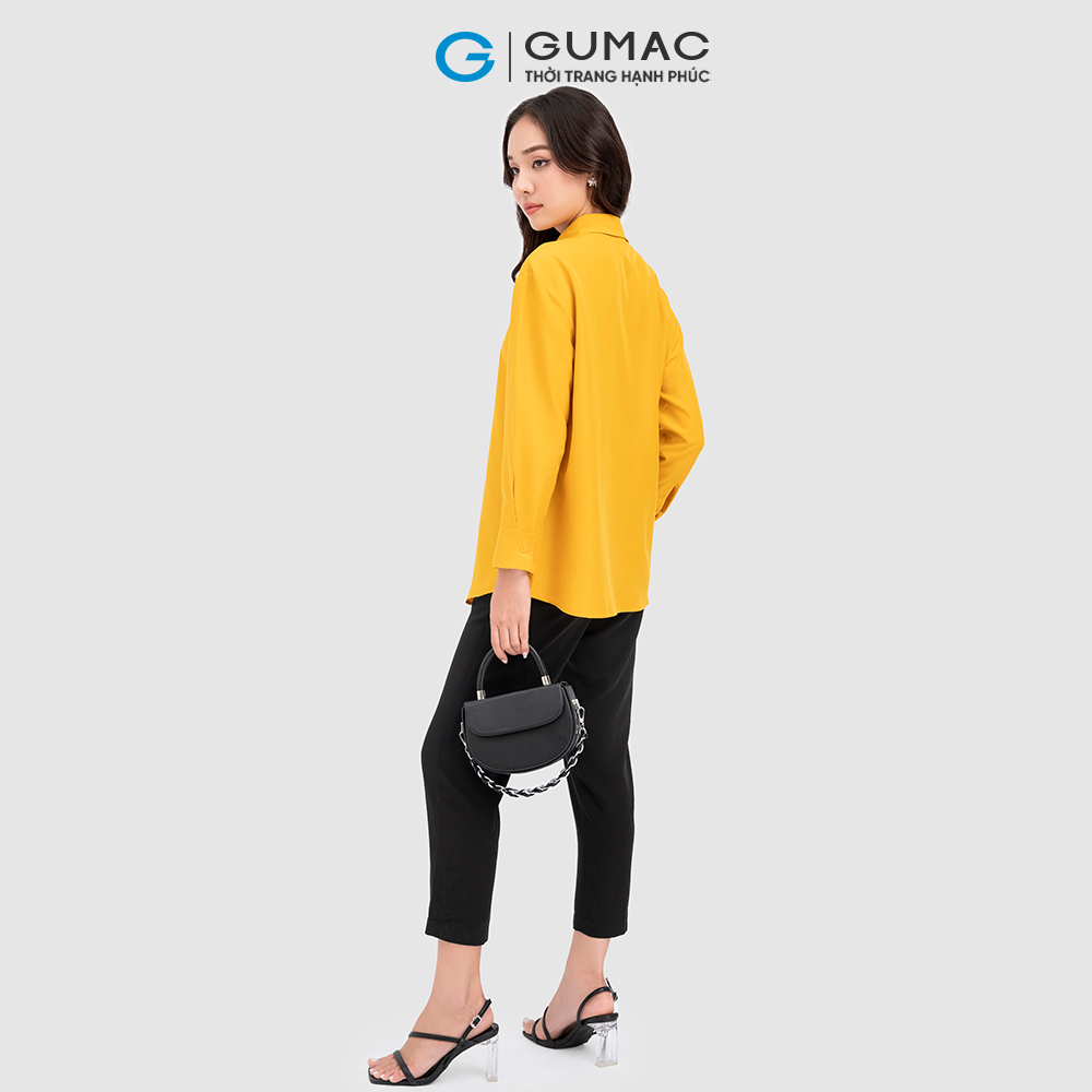 Quần lưng kiểu xếp ly thời trang GUMAC QC11084