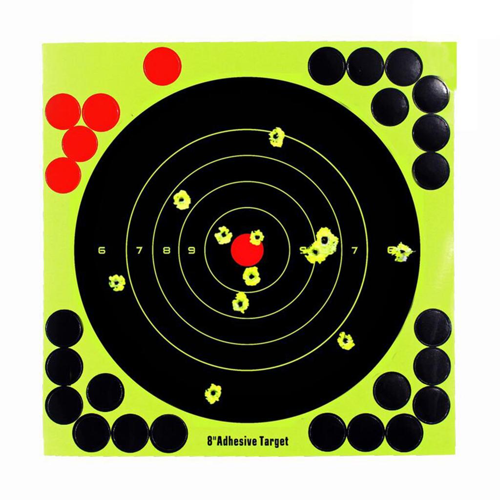 30 Pcs Splatter Reactive Self Adhesive Shooting Targets Gun