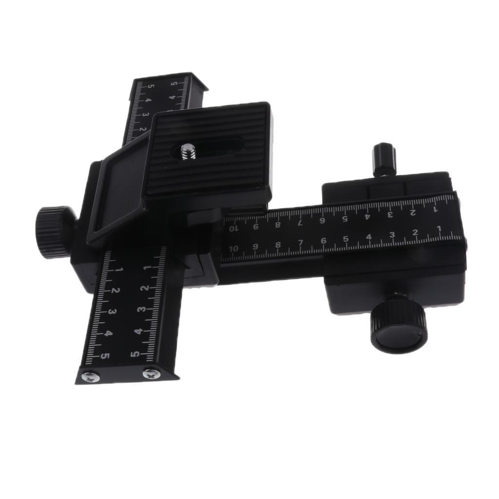 4-Way Macro Focusing Focus Rail Slider Slide for Pentax Olympus DSLR DV
