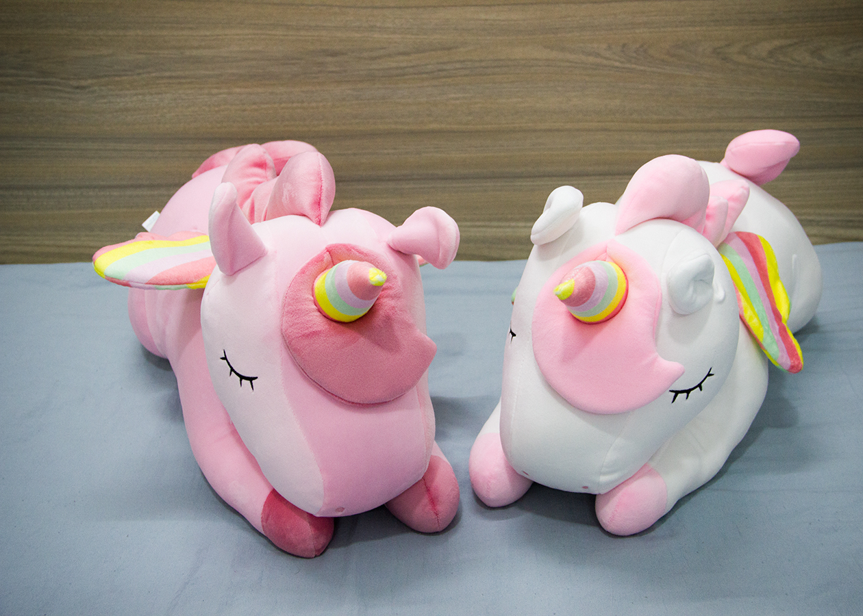 Thú nhồi bông Ngựa Một Sừng Unicorn nằm size 55cm BA00098