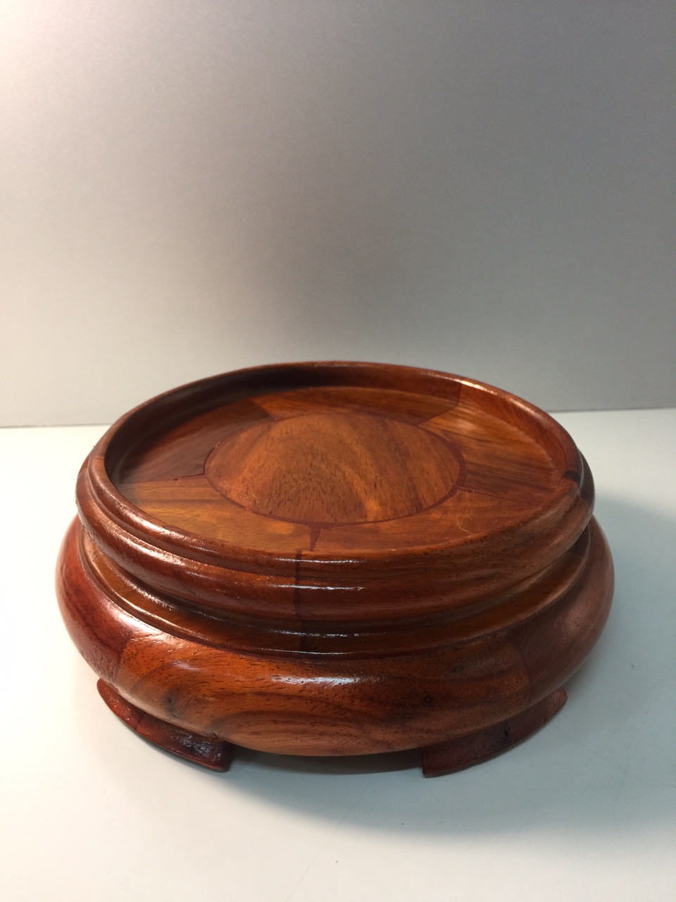Đế Bát Hương chất liệu gỗ hương (kê bát hương) - 5,5x12 cm