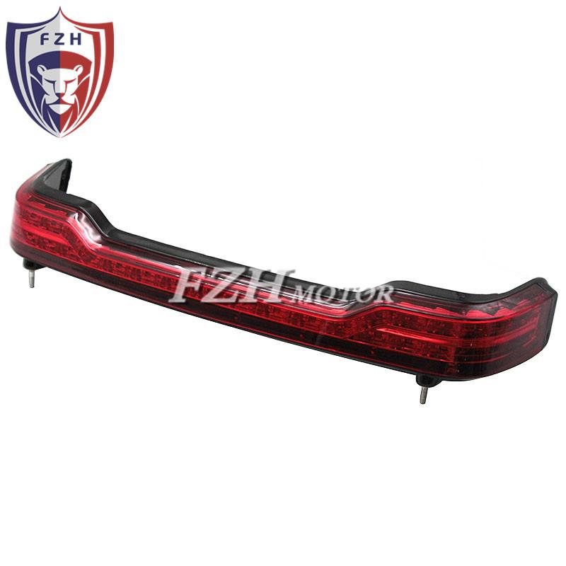 Phong cách mới nhất của Harley đường trượt lớn đường trượt đường phố vua sửa đổi hộp đuôi sau đèn phanh đèn hậu phía sau 14-18