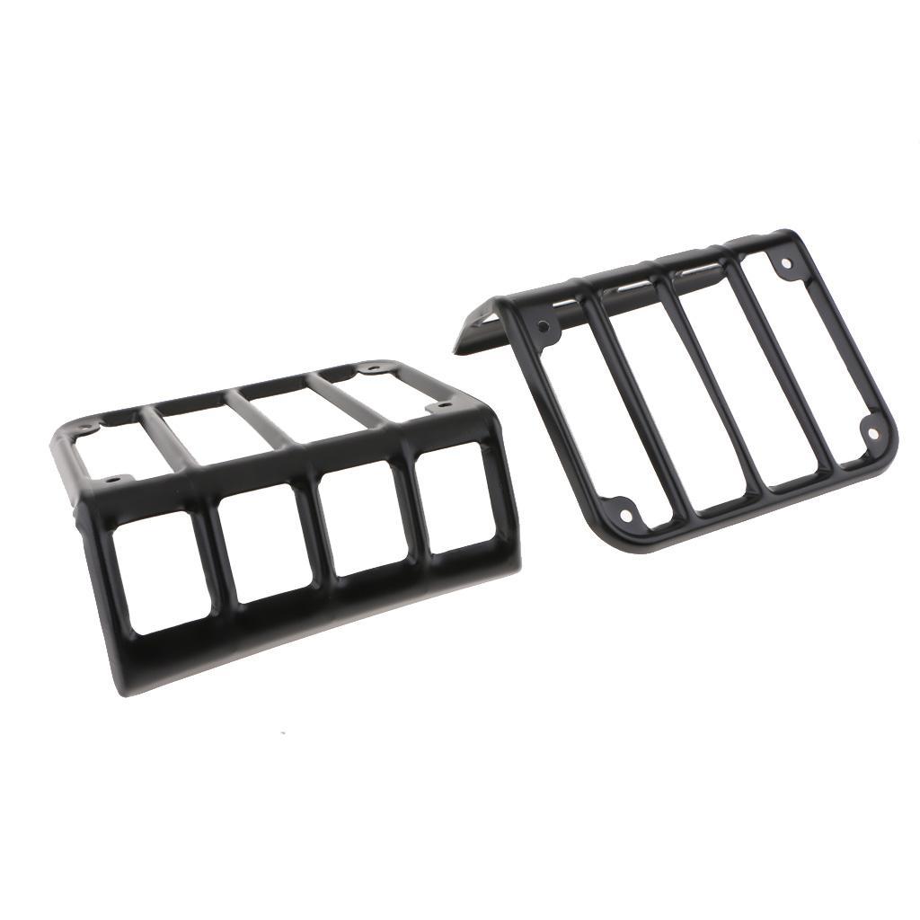 Durable 2Pieces Rear Tail Light Cover for 2007-2016   Black