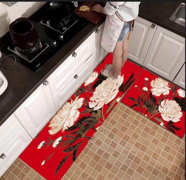 Bộ thảm nỉ trải sàn bếp giao màu ngẫu nhiên