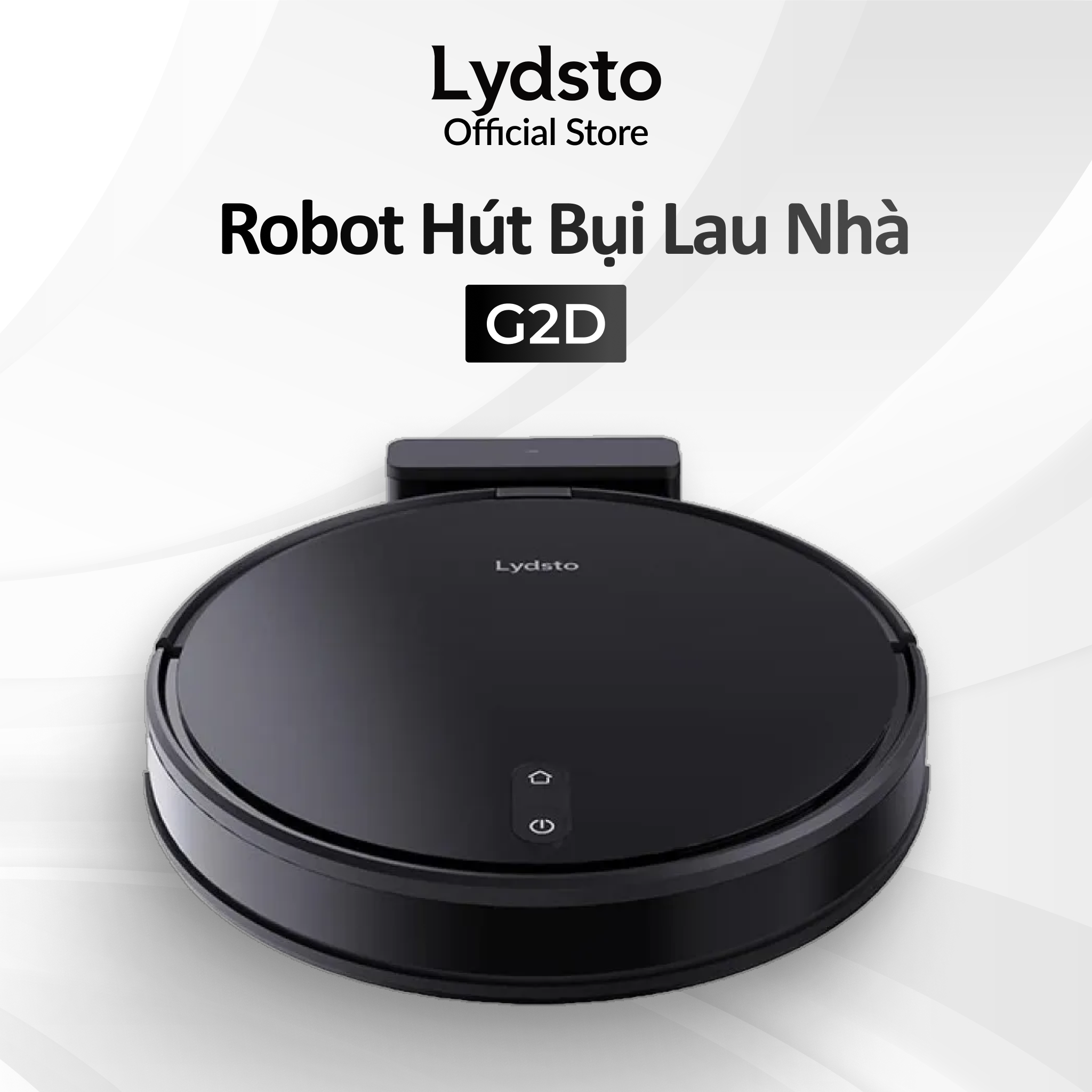 Robot hut bụi lau nhà thông minh Lydsto G2D lực hút 3000Pa diện tích hoạt động 200m2 - Hàng chính hãng