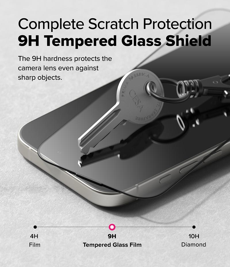 [Combo 2] Dán cường lực dành cho iPhone 16 Pro Max/16 Pro/16 Plus/15 Plus/16/15 RINGKE Easy Slide Tempered Glass - Hàng Chính Hãng