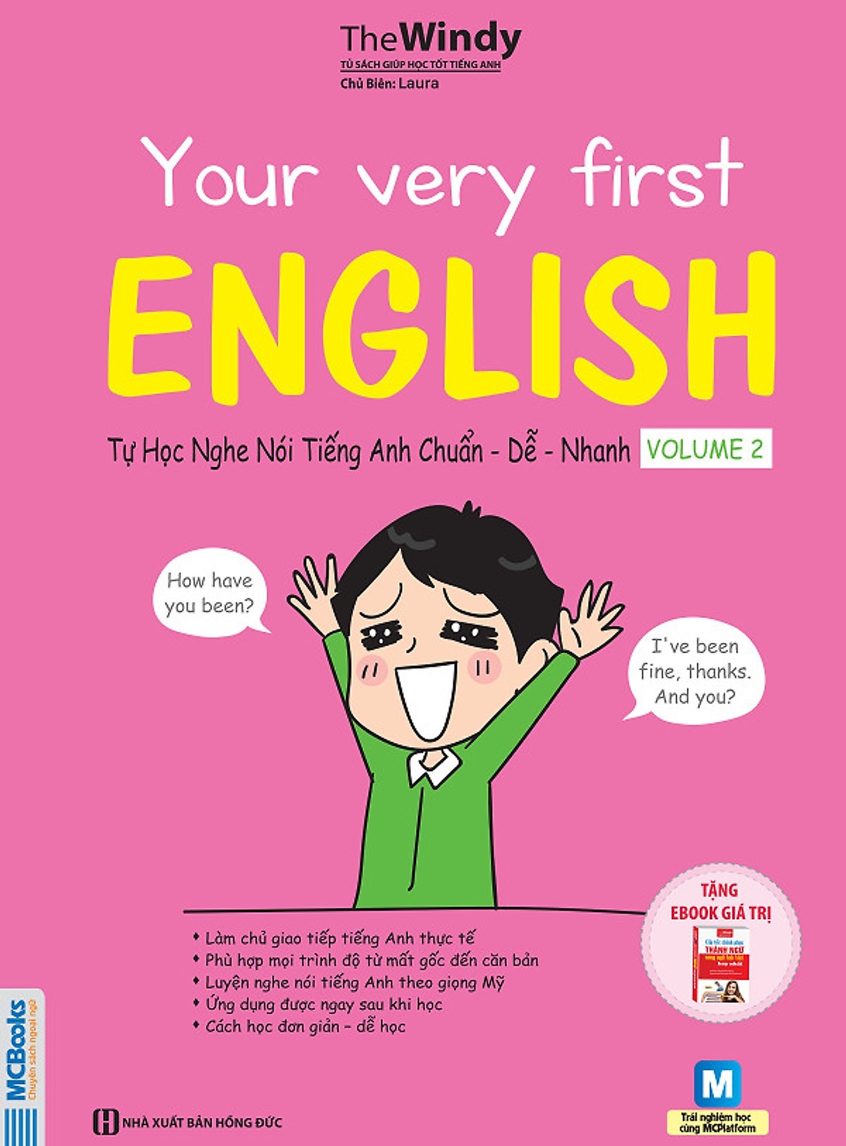 Hình ảnh Combo 2 Cuốn Your Very First English - Tự Học Nghe Nói Tiếng Anh Chuẩn – Dễ – Nhanh Volume 1 + 2 (Học kèm App MCBooks Application)