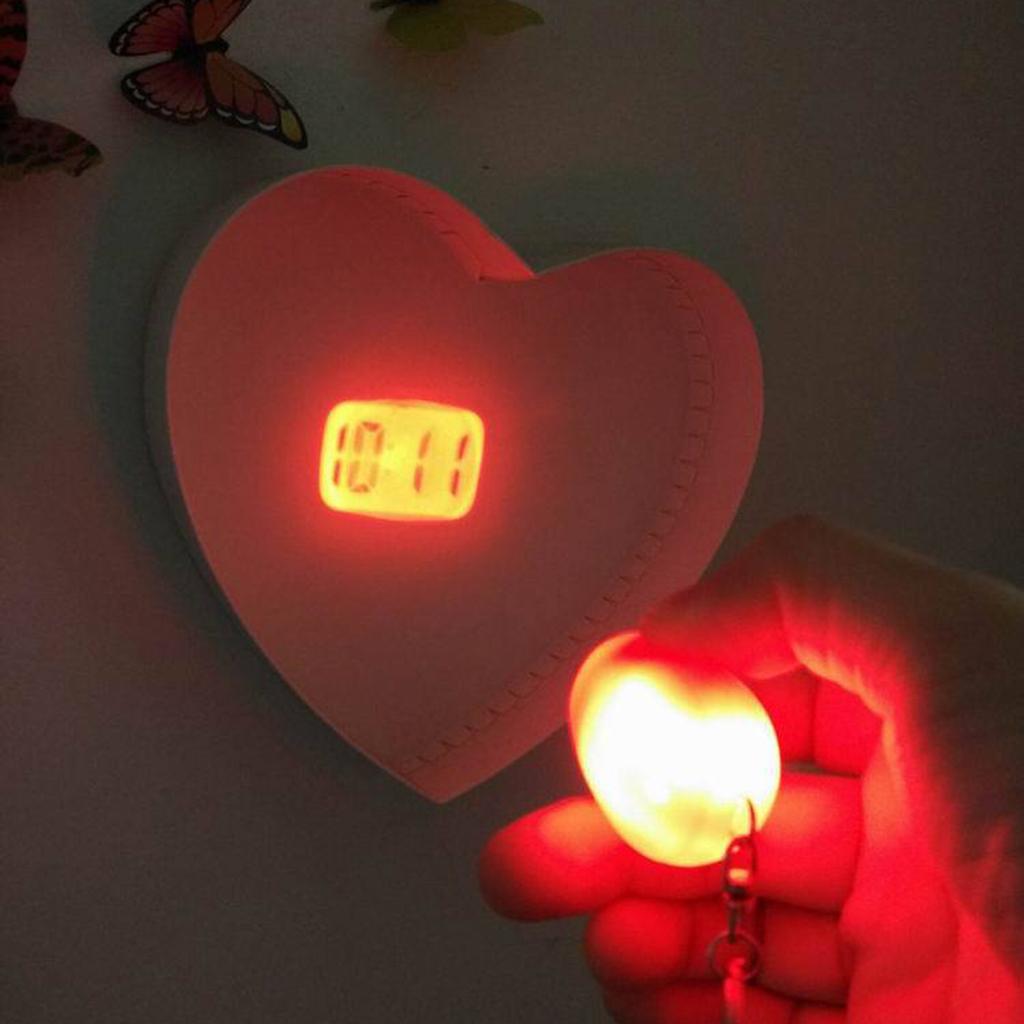 Mini Tiny Portable LCD Projector Digital Clock Projection Key Ring Surface