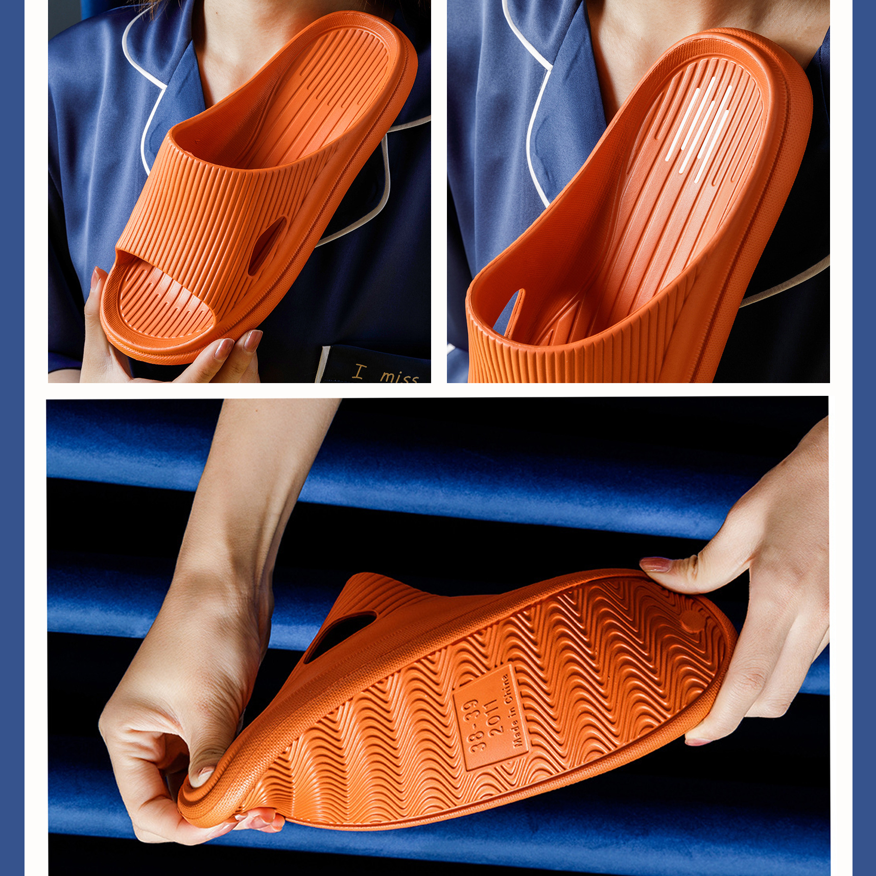 Dép Nhựa Unisex Đi Trong Nhà Thông Hơi Mẫu Mới Siêu Nhẹ Êm - MSP 3224W