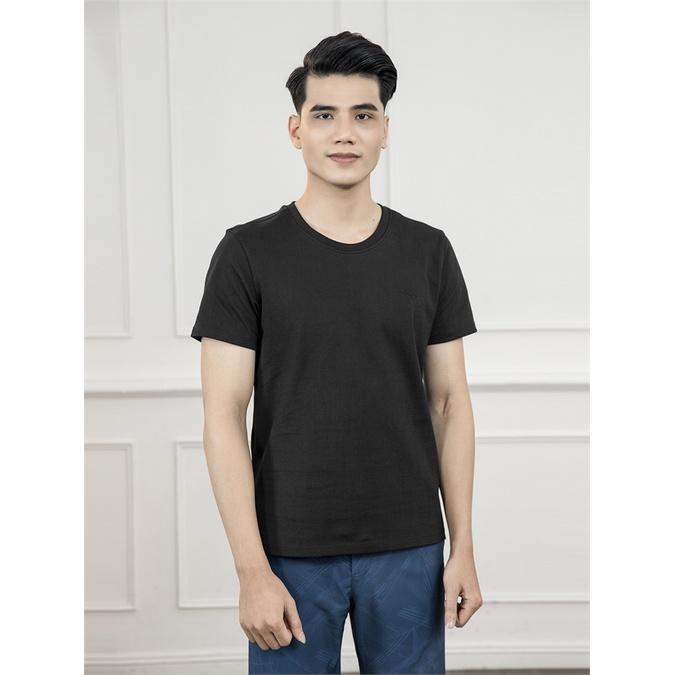 Áo thun nam ngắn tay ARISTINO phom Regular fit, chất cotton cao cấp mềm mại, thấm hút tốt - ATS018S1