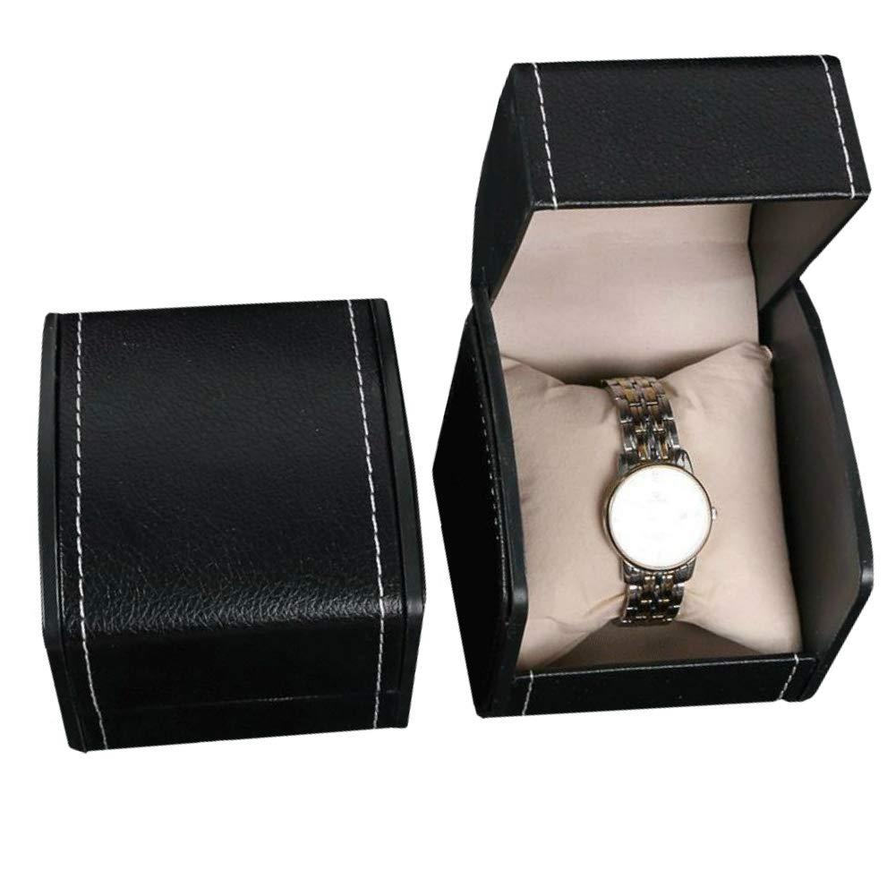 Hộp đồng hồ da 2PCCS, hộp đồng hồ, hộp sốc, hộp trưng bày/lưu trữ, cho người đam mê chế tạo đồng hồ