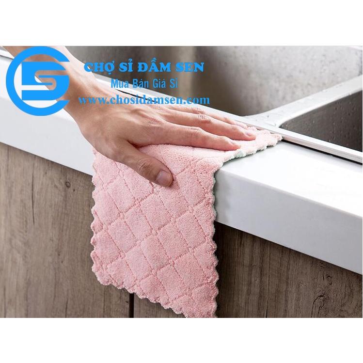 Combo 10 Khăn Lau Chén Bát Đa Năng, Khăn lau chùi nhà bếp dễ giặt sạch, thấm hút cực tốt G188-Khanruachen-10