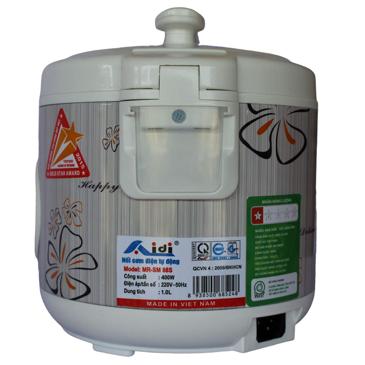 Nồi cơm điện Aidi MR-SM-88S - 1L