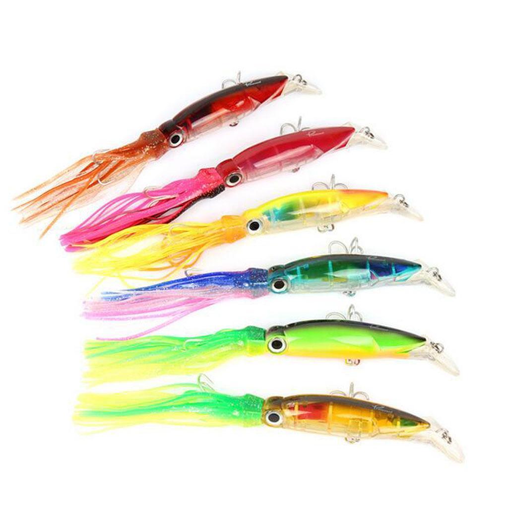 2Pc Squid Skirt Trolling Bait Hardbody Fishing Lure Tuna Marlin Kingfish Freshwater Saltwater Lure