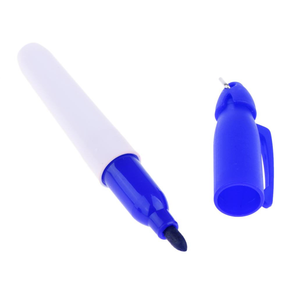 2xUniversal Golf Ball Line Marker Pen Drawing Golf Training Accessories Blue