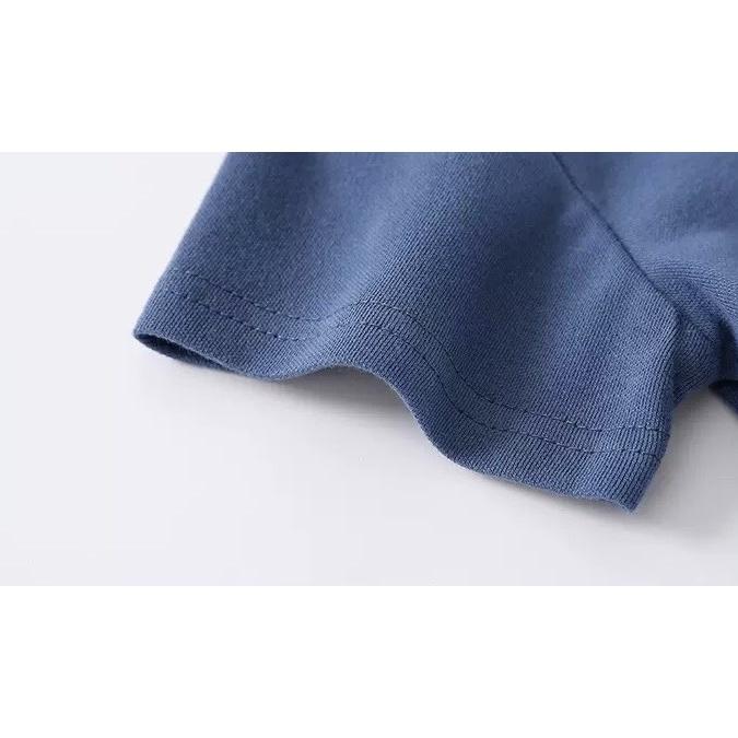 Áo Polo họa tiết đáng yêu cho bé trai WELLKIDS áo thun có cổ cho bé TX2420