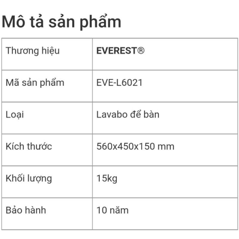 Lavabo sứ đặt bàn vuông men nano tuyết cao cấp KT 56*45*15