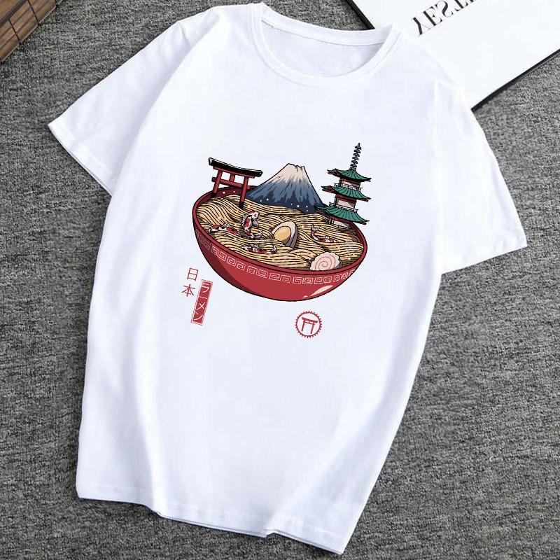 Áo Phông Nữ Nhật Bản Ramen Nhật Bản Thời Trang Ngộ Nghĩnh