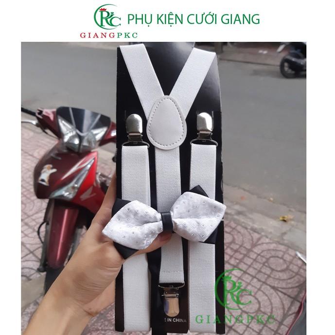 Dây đai chữ Y nam bản 2.5 cm đủ màu kèm nơ nhọn cao cấp Giangpkc mẫu mới tháng 2021 TP HCM