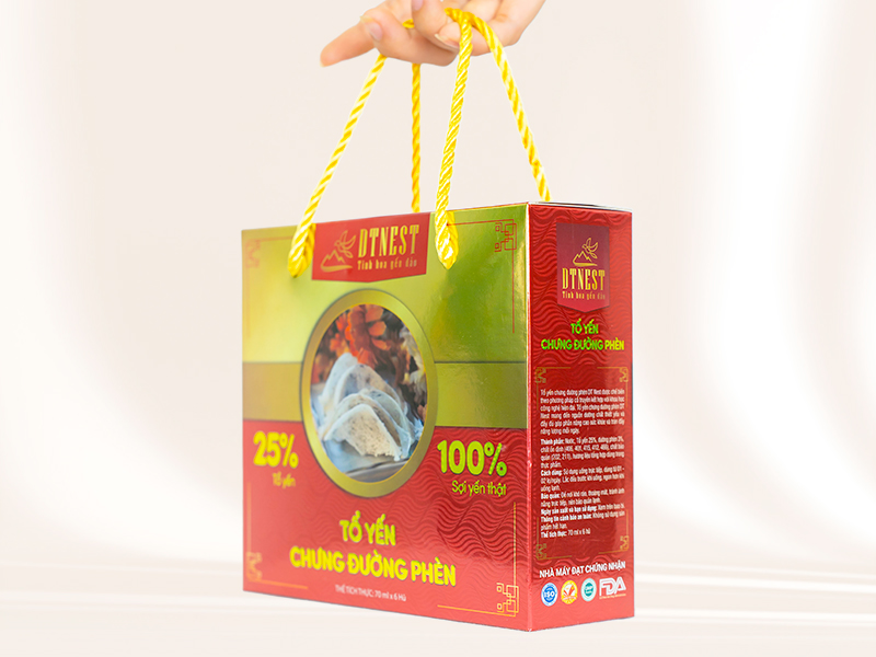 Yến Chưng Đường Phèn DTNEST - Lốc 6 Hũ - Bồi Bổ Sức Khỏe