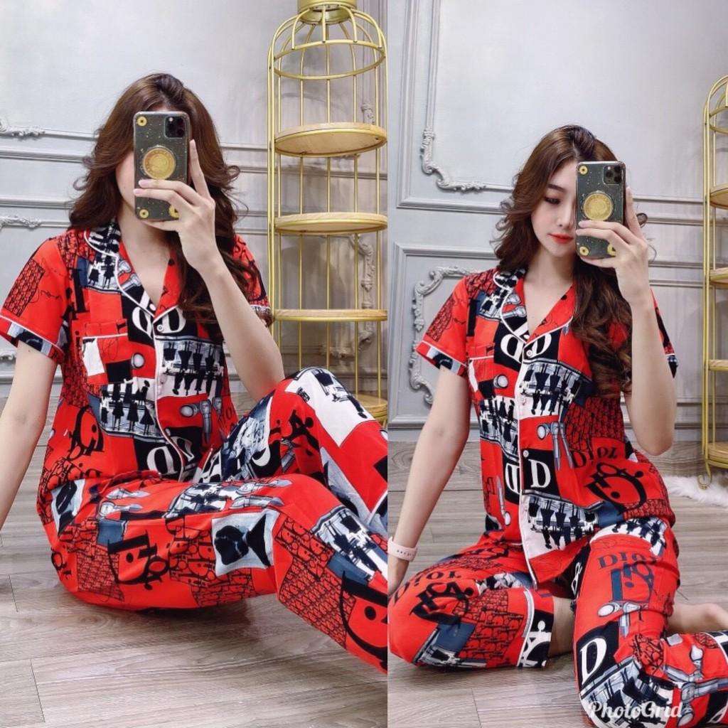 Set bộ pizama họa tiết siêu sang - hàng thiết cao cấp mẫu mới nhất 2020/có size 3XL