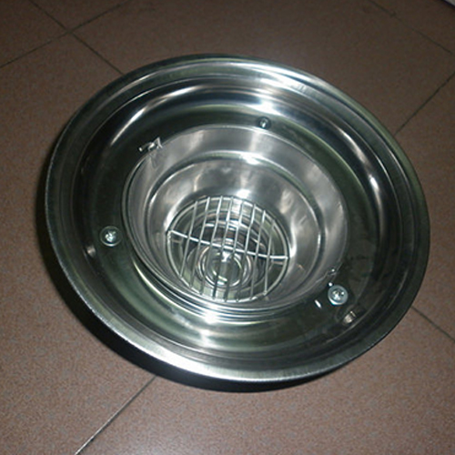 Bếp Nướng Than Hoa Tròn Inox Hàng Việt Nam