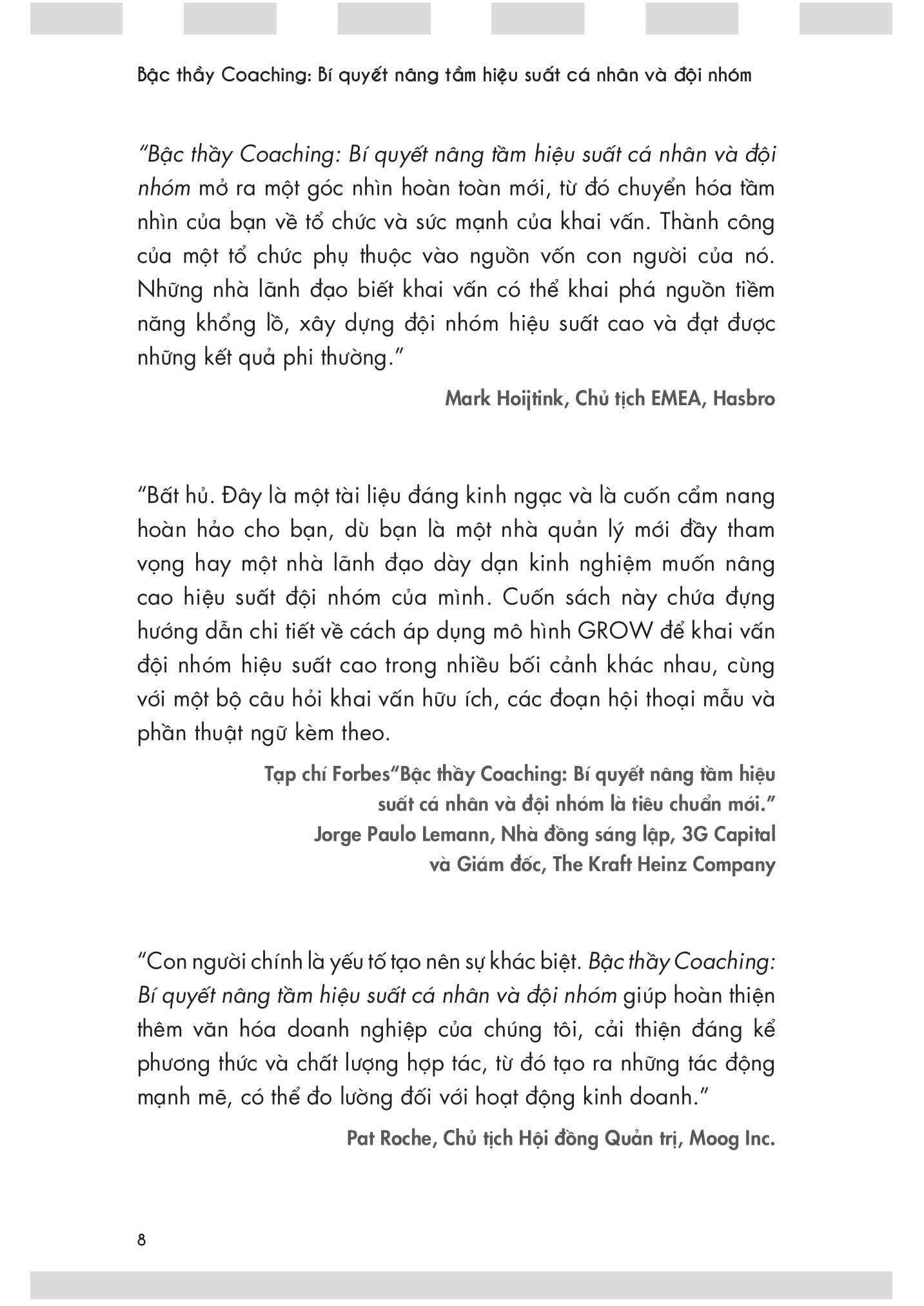 Sách - Bậc Thầy Coaching - Bí Quyết Nâng Tầm Hiệu Suất Cá Nhân Và Đội Nhóm