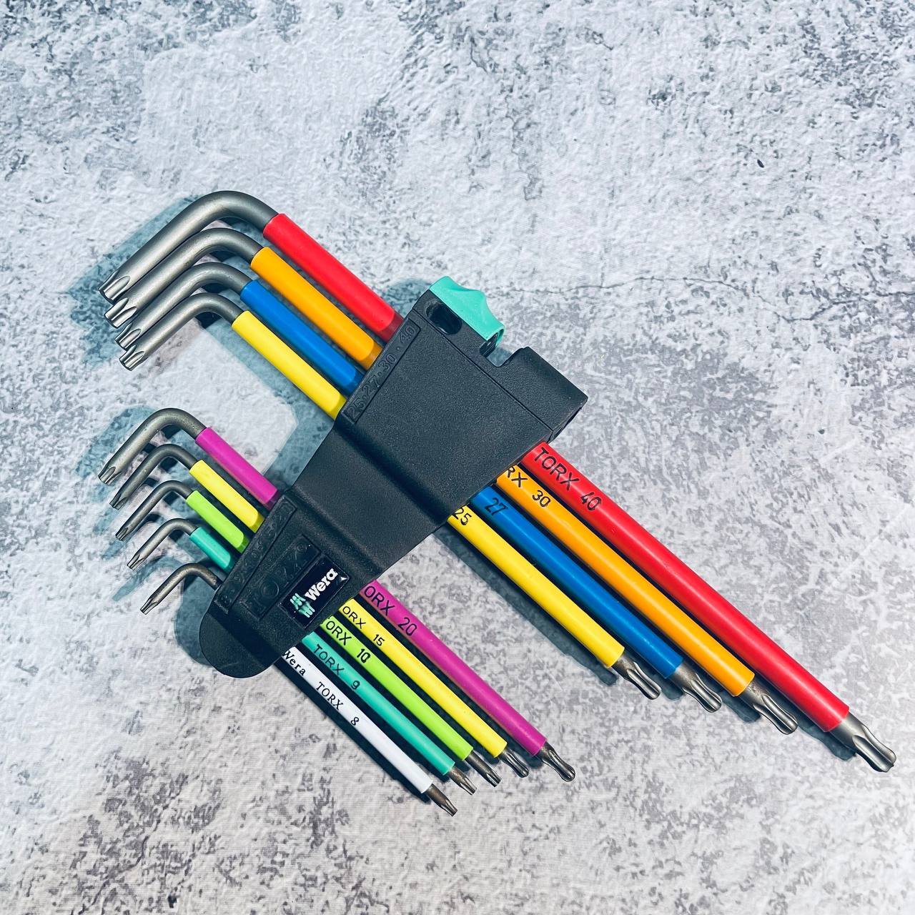 Bộ Hoa Thị Dài Nhiều Màu Sắc 967/9 Tx Xl Multicolour 1 Wera 05024480001 - Hàng Chính Hãng 100% từ Đức