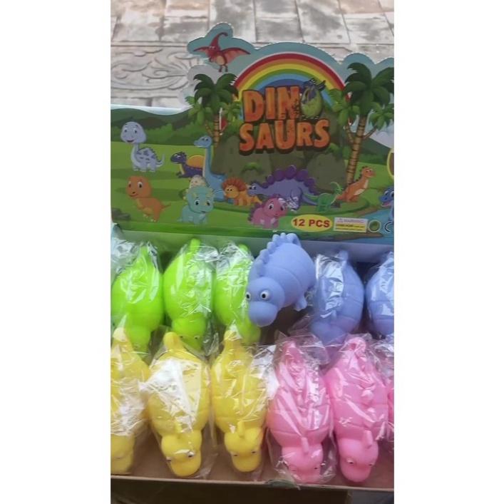 CON KHỦNG LONG Squishy Mochi hình phát sáng mềm mịn dễ thương chân thực giảm stress co dãn đàn hồi ngộ nghĩnh bóp giải t