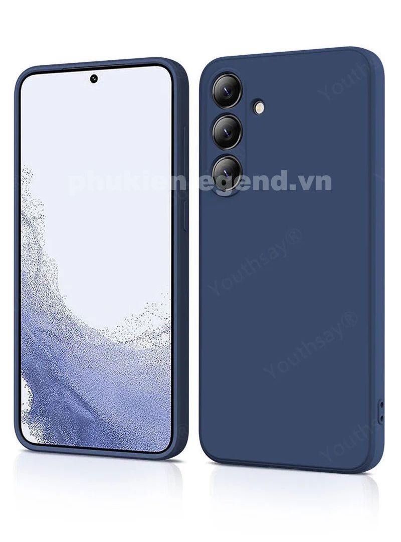 Ốp lưng silicon case cho Samsung Galaxy S24 FE mỏng 0.3mm chống bám bẩn mặt lưng siêu mềm mịn, có gờ bảo vệ camera - hàng nhập khẩu