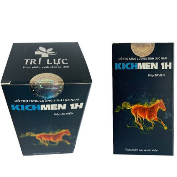 Thực Phẩm Chức Năng KichMen 1h - Viên Uống Hỗ Trợ Tăng Cường Sinh Lý Phái Mạnh