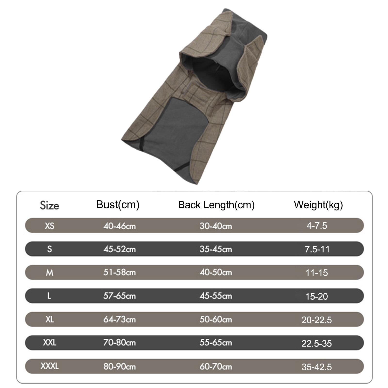 Stylish Dog Coat Warm Dog Jackets for Medium Large Dogs with Harness Hole Winter Apparel Suit for Park Walking Traveling Outdoor