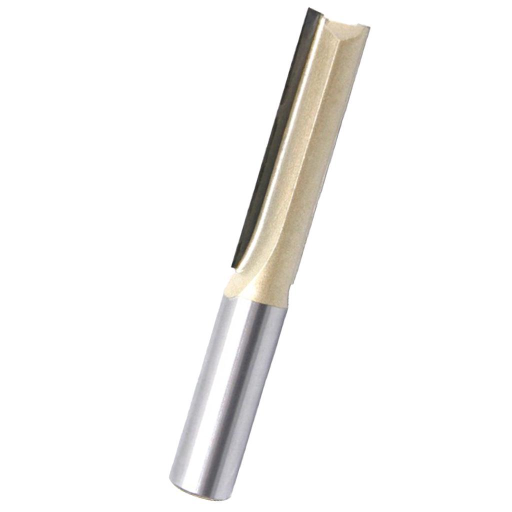 2xLong Straight Router Bit Wood Milling Cutter Slotted Trimming 50.8 mm