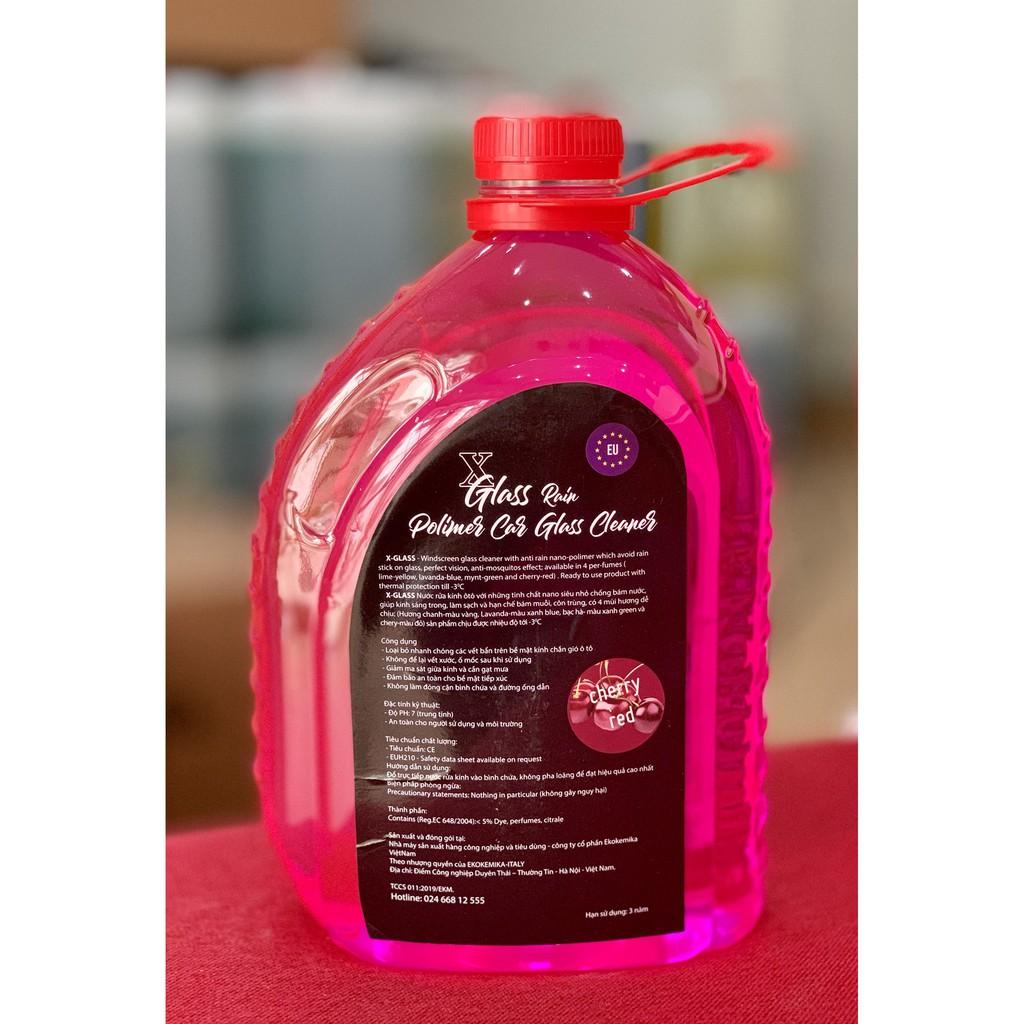 NƯỚC KÍNH LÁI Ô TÔ XGLASS CHERRY -3.2L