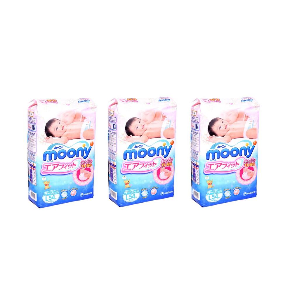 Bỉm dán Moony L54 (9-14kg)