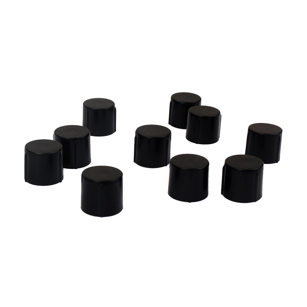 10 Pieces Guitar Bass Replacement Control Knobs Caps String Instrument Parts