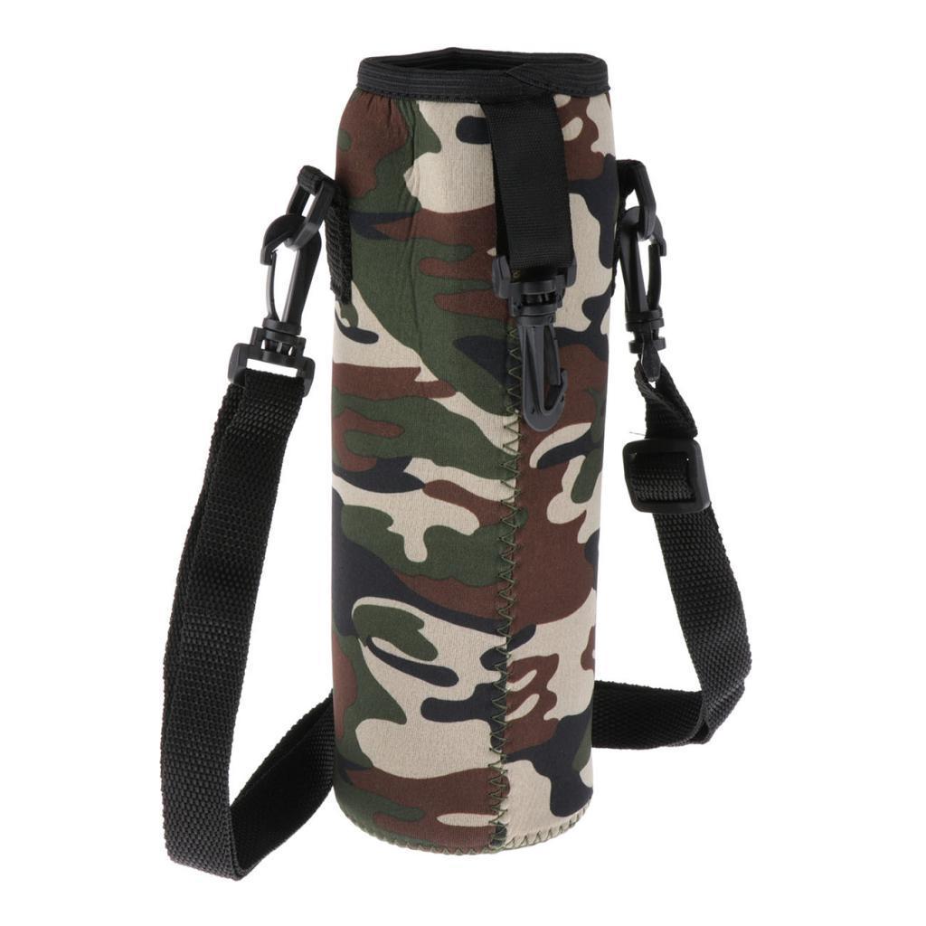 1.5L Water Bottle Holder Carrier Pouch Sleeve Bag Camping Hiking Black