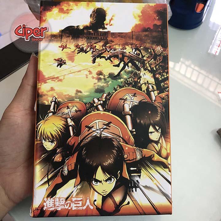 Bộ 10 móc khóa, dây chuyền Attack on Titan