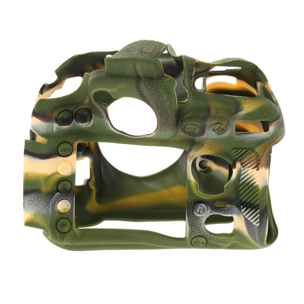 Detachable Silicone Camera Protective Case Cover Shell for Nikon D810 Black