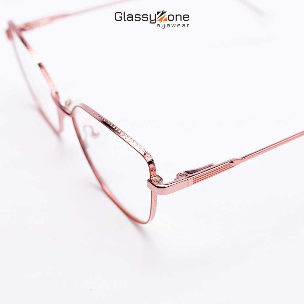 Gọng kính cận, Mắt kính giả cận kim loại Form mắt mèo thời trang Nam Nữ Avery Panne - GlassyZone