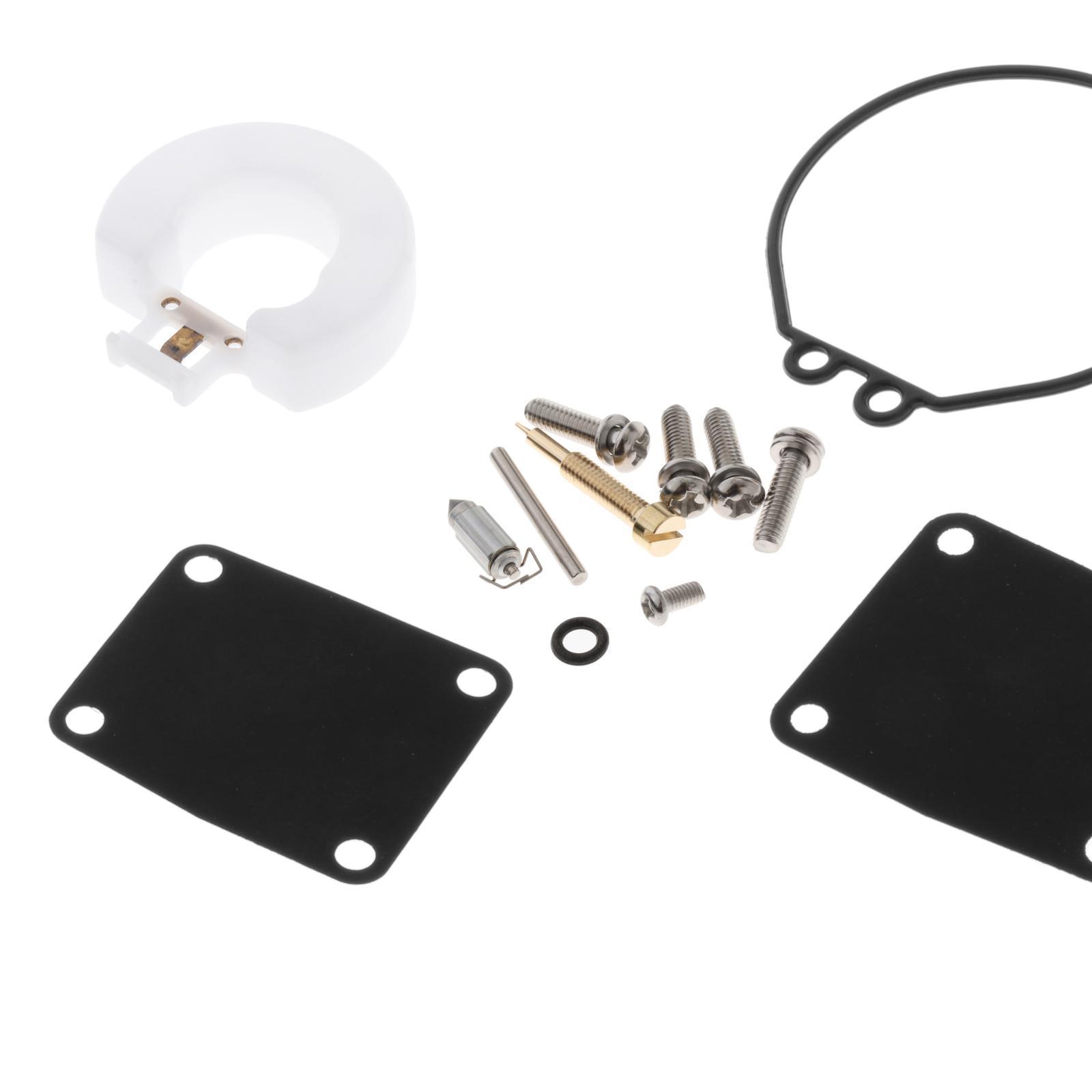 2X Boat Motor Carb Carburetor Repair Set 6G1-W0093-00 369-871221 for 3HP